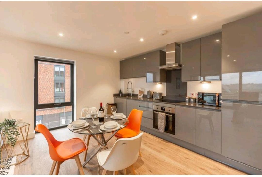 הוקלי הית' Spacious Balcony View Apt Near Nec Bhx Free Parking Sleeps 4 מראה חיצוני תמונה